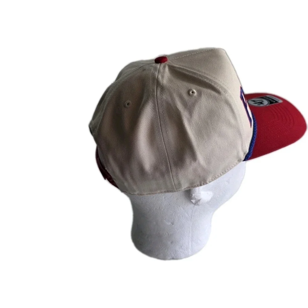 Philadelphia Phillies 47 Brand Hitch Rope  Snapback Hat Cap MLB Cream NWT